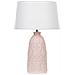 Lampada Da Tavolo Zarima Ceramica Rosa - Foto miniatura 9