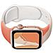 Cinturino Per Apple Watch 38/40/41mm In Tpu Patchwork, Bianco / Rosa - Foto miniatura 2
