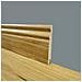 Battiscopa Ducale In Legno Massello Impiallacciato Vero Legno Di Rovere 95x15 Verniciato Opaco Poro Aperto - Foto miniatura 1