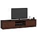 Mobiletto TV, 2 ante, 160x40x33 cm, Colore Weng? - Foto miniatura 1