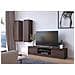 Mobiletto TV, 2 ante, 160x40x33 cm, Colore Weng? - Foto miniatura 5