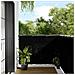 Paravento Da Balcone Nero 120x800 Cm 100% Poliestere Oxford - Foto miniatura 1