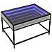 Tavolino Da Salotto Con Led Infinity Grigio Sonoma 70x50x41 Cm - Foto miniatura 2
