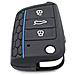 Cover Chiave Auto In Silicone Golf 7/lingdu /nuova Octavia /karoq /kodiak /komik /yedi Black+blue - Foto miniatura 2