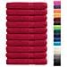 Asciugamani Premium SOLUND 10 pz Rosso 100x200 cm 600 g /m² - Foto miniatura 2