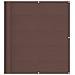 Paravento Da Balcone Marrone 120x800 Cm 100% Poliestere Oxford - Foto miniatura 2