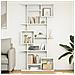 Libreria Bianca 92x29x188 Cm In Legno Multistrato - Foto miniatura 1