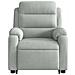 Poltrona Alzapersona Massaggi Elettrica Grigio Chiaro Velluto - Foto miniatura 9