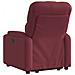 Poltrona Alzapersona Reclinabile Rosso Vino in Tessuto - Foto miniatura 5