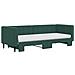 Divano Letto Estraibile Materassi Verde Scuro 80x200 Velluto - Foto miniatura 3