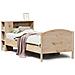 Letto Libreria senza Materasso 100x200 cm in Legno di Pino - Foto miniatura 1