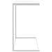 Tavolino Da Salotto Bianco 55x35x66 Cm In Legno Multistrato - Foto miniatura 3