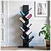 Libreria Inclinata A 8 Ripiani Nero Simone - Foto miniatura 3