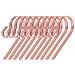 Set Di 10 Ganci In Acciaio Inossidabile Da 12 Cm - Appendi Calze Natalizie E Da Camino Pinkgold - Foto miniatura 1
