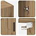 Pensile rovere artigianale 69.5 x 34 x 90 cm Legno multistrato - Foto miniatura 9