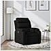 Poltrona reclinabile in tessuto nero - Foto miniatura 2