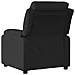 Poltrona reclinabile in tessuto nero - Foto miniatura 3