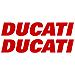 2 Adesivi Per Serbatoio Moto Scritta Ducati Adesivo Stickers Racing Rosso - Foto miniatura 1