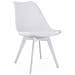 Sedia RIXK - Design ergonomico bianco per soggiorno x3 - Foto miniatura 2