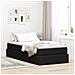 Letto con contenitore e materasso Nero 90 x 200 cm Poliestere - Foto miniatura 2