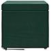 Pouf Verde Scuro 41 x 41 x 40 cm Velluto e Legno Ingegnerizzato - Foto miniatura 4