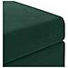 Pouf Verde Scuro 41 x 41 x 40 cm Velluto e Legno Ingegnerizzato - Foto miniatura 5