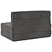 Divano Letto Pieghevole Grigio Scuro 70 x 72 x 60 cm Tessuto - Foto miniatura 5