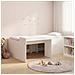 Letto alto per bambini con scrivania Bianco 80 x 200 cm - Foto miniatura 2