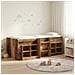 Struttura Letto Loft con Mobile 3 pz Legno antico - Foto miniatura 2