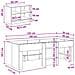 Struttura Letto Loft con Mobile 3 pz Legno antico - Foto miniatura 7