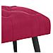 Panchina con bottoni imbottiti Rosso Vino 60 x 40 x 45 cm - Foto miniatura 5