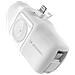Mini Powerbank Wf16 C Con Cavo E Caricabatterie Per Apple Watch - Bianco - Foto miniatura 1
