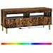 Mobile TV LED Rovere Fumo Legno ingegnerizzato - Foto miniatura 3