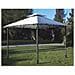 Gazebo In Acciaio Verniciato Copertura Poliestere Colore Beige 300x300 Cm - Foto miniatura 5