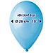 Palloncini Azzurro 9-10 Pollici 26 Cm Diam 100 Pezzi Tonalità Pastello - Foto miniatura 1