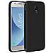 Cover Galaxy J3 2017 Soft Touch Silicone Gel Morbido - Nera - Foto miniatura 6