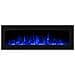 Chemin Arte 189 Caminetto Elettrico Per Parete Con Cornice Nera Potenza 2000w, Nero - Foto miniatura 2
