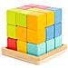 Piccolo Piccolo Piede Foot-11346 Puzzle Con Cubi 3dcomposto Da 7 Partito Forma Di Tetrisgioco Di Logica Dai 5 Anni In Poi Giocattolimulticolore11346 - Foto miniatura 5
