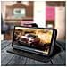 Custodia Redmi Note 7 Portacarte Funzione Supporto Cover Silicone - Nero - Foto miniatura 4