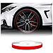 Wheel Trim Strisce Adesive Rifrangenti Per Cerchi Auto, Rosso, 5 Mm X 6 Mt - Foto miniatura 1