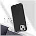 Cover Iphone 13 Mini Retro Rigido E Fronte Flessibile - Nera - Foto miniatura 4