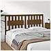 Testiera Per Letto Miele 155,5x4x100 Cm Legno Massello Di Pino - Foto miniatura 5