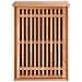 Armadietto Da Bagno A Parete 42x23x60 Cm Legno Massello Di Noce - Foto miniatura 3