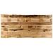Piano Tavolo Bordi Vivi 140x60x3,8 Cm Legno Di Mango Grezzo - Foto miniatura 1