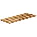 Piano Tavolo Bordi Vivi 140x60x3,8 Cm Legno Di Mango Grezzo - Foto miniatura 2