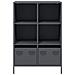 Credenza Antracite 68x39x103,5 Cm Acciaio - Foto miniatura 6