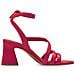 Pink Elegant Open Sandals Sandali Pelle Scarpe Donna Rosa Eu 38, 1-28377-42 510 - Foto miniatura 3