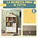 Libreria per Bambini in Legno con Ripiani Aperti e Armadietto Inferiore, 80x30x140.5 cm, Bianco e color Legno - Foto miniatura 3
