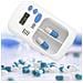 Portapillole Con Doppio Scomparto E Allarme Con Timer. - Foto miniatura 4
