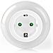 Luce Notturna A Led Tattile Con Sensore E Presa Di Corrente 3680w, Bianco - Foto miniatura 1